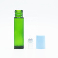 10ml clear glass perfume bottle with metal roller ball aluminum lid Roller-2031A